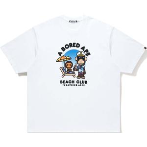 Bape X Bored Ape Yacht Club Resort Футболка A BATHING APE, Белый