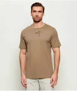 Футболка TS_GOC Birdie relaxed fit Boss Green, бежевый