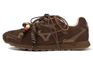 Mizuno LG 60S Suede Low top German Army Trainers Unisex Brown