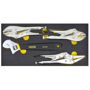Набор держателей инструментов STANLEY EVA — 4 мощных плоскогубца и разводной ключ 90-037-23