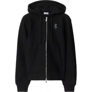 Худи с логотипом thistle Burberry, черный