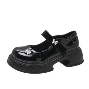 Женские туфли Mary Jane на массивном каблуке Medd, черный