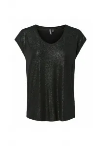 Простая футболка Pieces, Nero