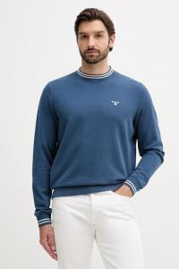 Хлопковая толстовка ROSFORD Barbour, темно-синий