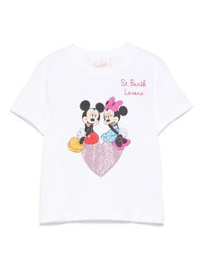 Футболка Elly из коллаборации с Disney MC2 Saint Barth Kids, белый