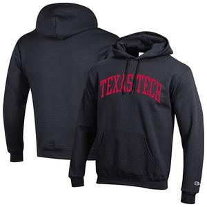 Мужской черный флисовый худи Texas Tech Red Raiders Basic Arch Champion