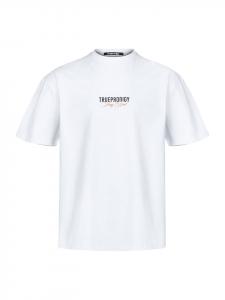 Trueprodigy Футболка оверсайз от Lou F белого цвета