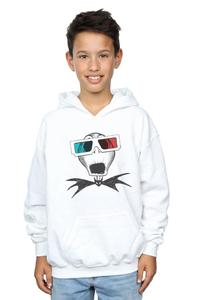 Толстовка с 3D-очками и 3D-очками Джека Скеллингтона «Кошмар перед Рождеством» Disney, белый