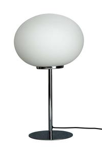 Настольная лампа Dyberg Larsen Queen, антрацит - серебристый - белый