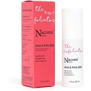 Кислотный пилинг Aha Pha 30% 30мл - эффективное отшелушивание и коррекция тона кожи, Nacomi