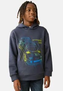 Худи с графическим принтом, стандартного кроя Next, Navy Neon Car