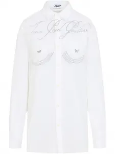 Рубашка на пуговицах Jean Paul Gaultier, белый
