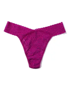 Женские стринги с леопардовым принтом и кружевом, оригинальная посадка, 7I1101 Hanky Panky, красный