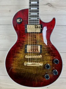 Электрогитара Gibson Custom Les Paul Axcess Custom Figured Top - Bengal Burst №2116
