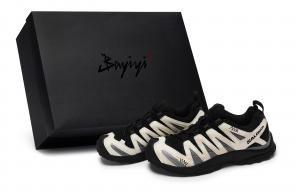 SALOMON Кроссовки для бега XA PRO 3D LA YAUTE с низким дышащим верхом, унисекс, цвет: черный, серый, желтый