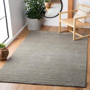 Ковер SAFAVIEH, 244 x 305 см, - коллекция Himalaya - большой - Grey, ручной работы из шерсти, идеально для гостиной, спальни, офиса, столовой (HIM311D)