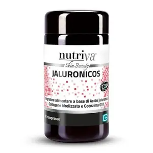Таблетки пищевой добавки Nutriva Jaluronicos с гиалуроновой кислотой, коллагеном и Q10