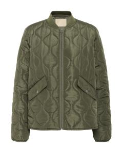 CULTURE Межсезонная куртка 'Smikka' в зеленом цвете