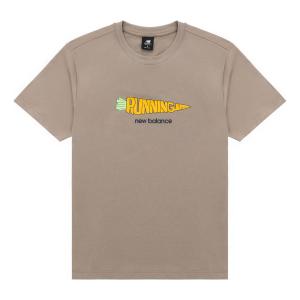 Футболка New Balance Running Graphic Tee 'Brown Orange', коричневый