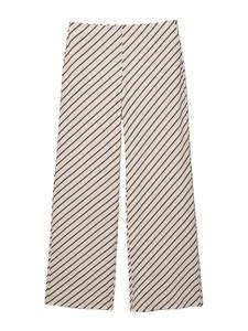 Широкие брюки Pull&Bear, белый