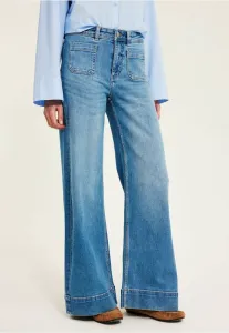 Высокая талия, широкие штанины Kappahl, Light Denim