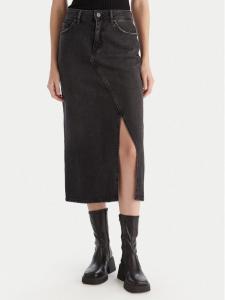 Джинсовая юбка regular fit Goja_B 50546327 Hugo, черный