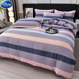 Disney Простыня 150x200 см, пододеяльник 200x230 см, комплект из 4 предметов, Love in The Rain Season, серый