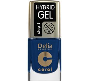 Delia Cosmetics Coral Hybrid Gel гибридный лак для ногтей без использования УФ/LED лампы абажур 127 11 мл