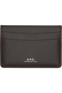 A.P.C. Держатель для карт Brown andre