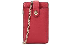 COACH Сумка через плечо Turnlock Brand Logo, обычная женская красная