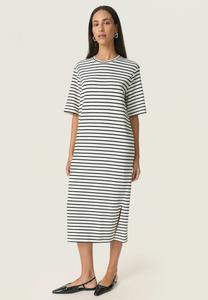 Платье Soaked in Luxury INGINA, White And Black Stripe/White