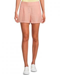 Шорты Lilly Pulitzer Captina Linen Shorts, цвет Papaya X Resort White