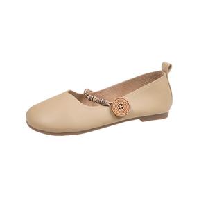 Alxnan Женские туфли Мэри Джейн экрю/абрикос, цвет Apricot