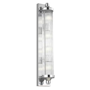 Настенный светильник для ванной комнаты Elstead Lighting, 12,1x73,7x14,4 см, хромированный