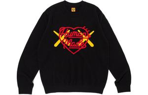 Свитер X Kaws вязаный HUMAN MADE, черный