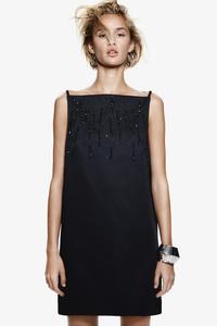 Мини-Платье с украшениями H&M, черный