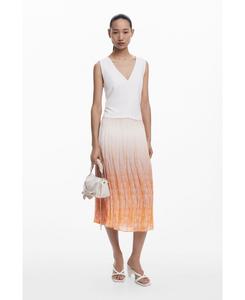 Женское длинное платье с градиентом Desigual, Orange