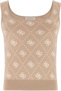 Женский бралет-свитер Guess Eco Sarah 4g, 4G Summer Clay And Oak