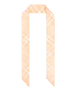 Шелковый шарф Burberry, оранжевый