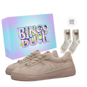 BINGO DUCK Кроссовки для скейтбординга Coverage Low Top женские - песочные с носками, цвет Sand+Socks