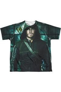 Футболка Arrow с короткими рукавами и двусторонним принтом для детей Gildan, белый