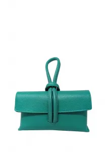 Клатч с плечевым ремнем в виде доллара. Chicca Borse, Turchese