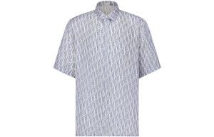 Рубашка OBLIQUE мужская синяя Dior, синий