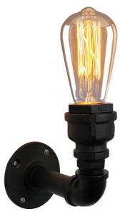 Настенный светильник ohno Jovian, черный - металл - 9 x 15 x 11 см