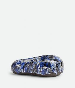 Volcanic glazed pear BOTTEGA VENETA, синий/черный/белый