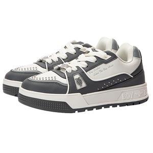 Boy London Дышащие низкие повседневные туфли унисекс серого цвета