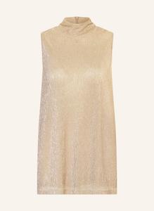 Блузка-Рубашка с блестящей пряжей Riani, бежевый