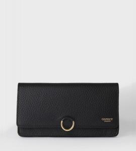 Кожаный кошелек Harper Matinee OSPREY LONDON, черный