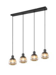 Подвесной светильник TARIFA черного матового цвета Trio Leuchten