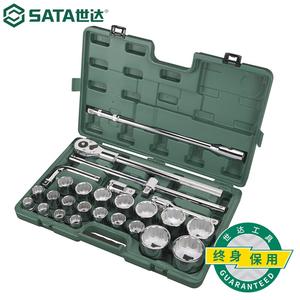 SATA, 26 предметов, серия 19 мм и 25 мм, набор сверхмощных 12-угольных головок, большой набор головок 09016